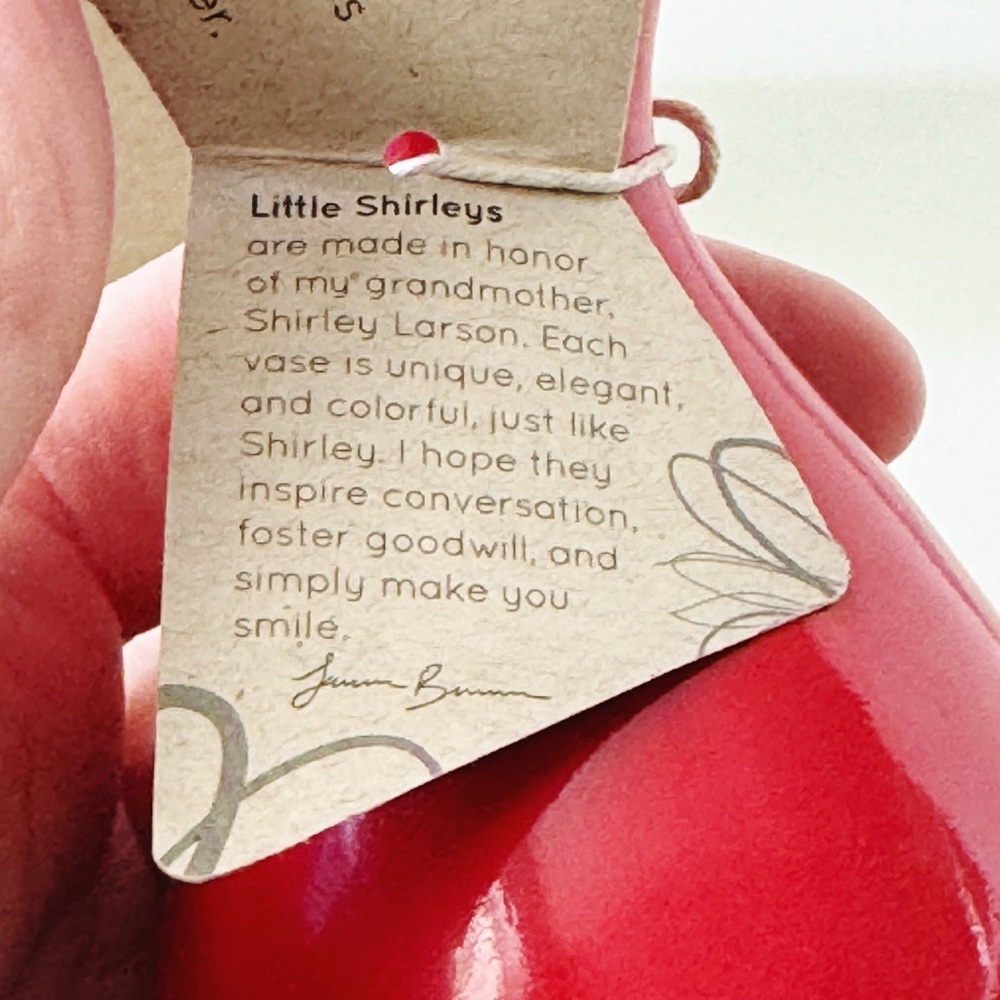 Material Good Little Shirley Vase “FIRE ENGINE” - EXTREMELY RARE - Picture 6 of 14